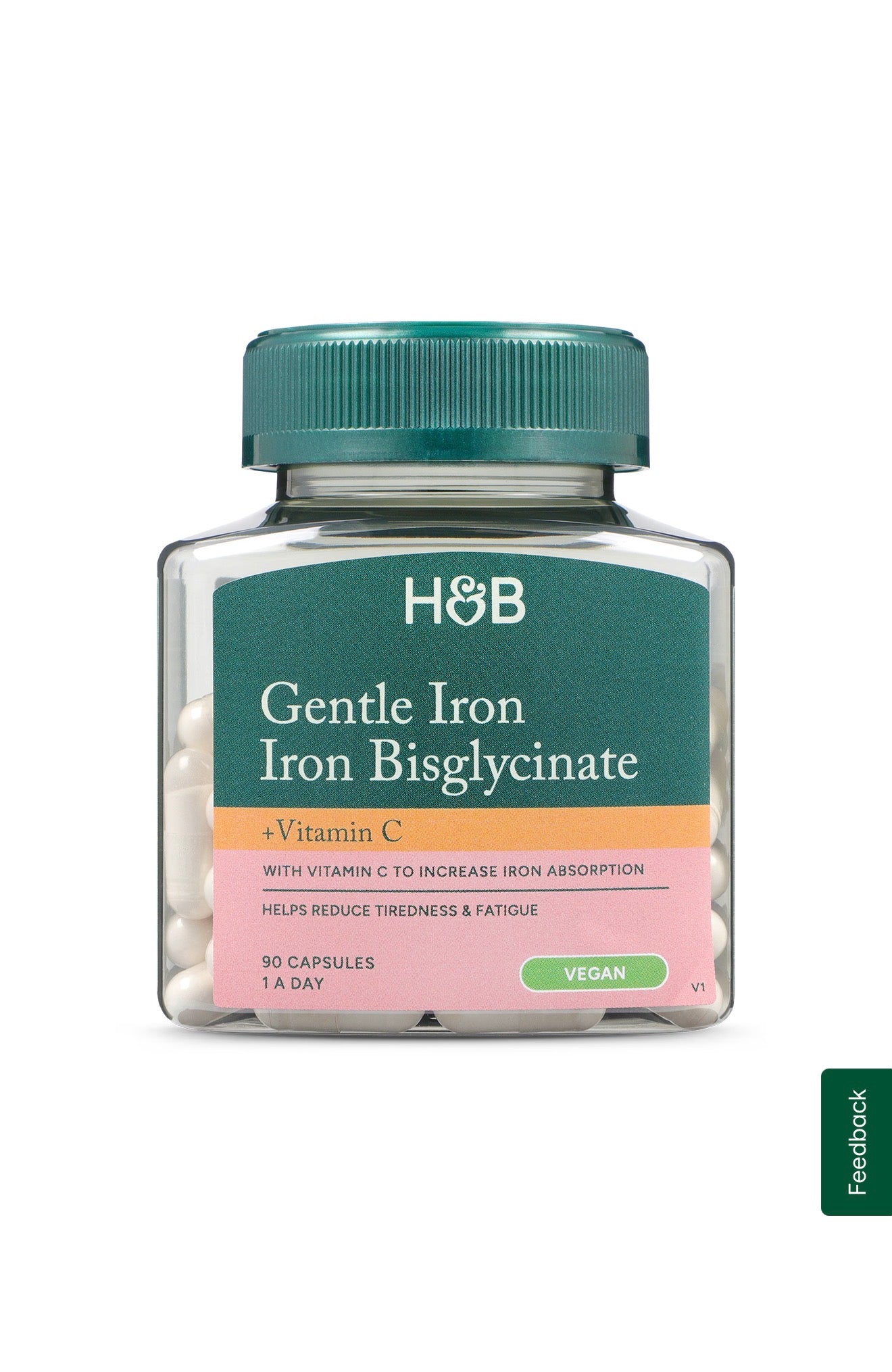 Holland & Barrett Gentle Iron 20mg 90 Capsules