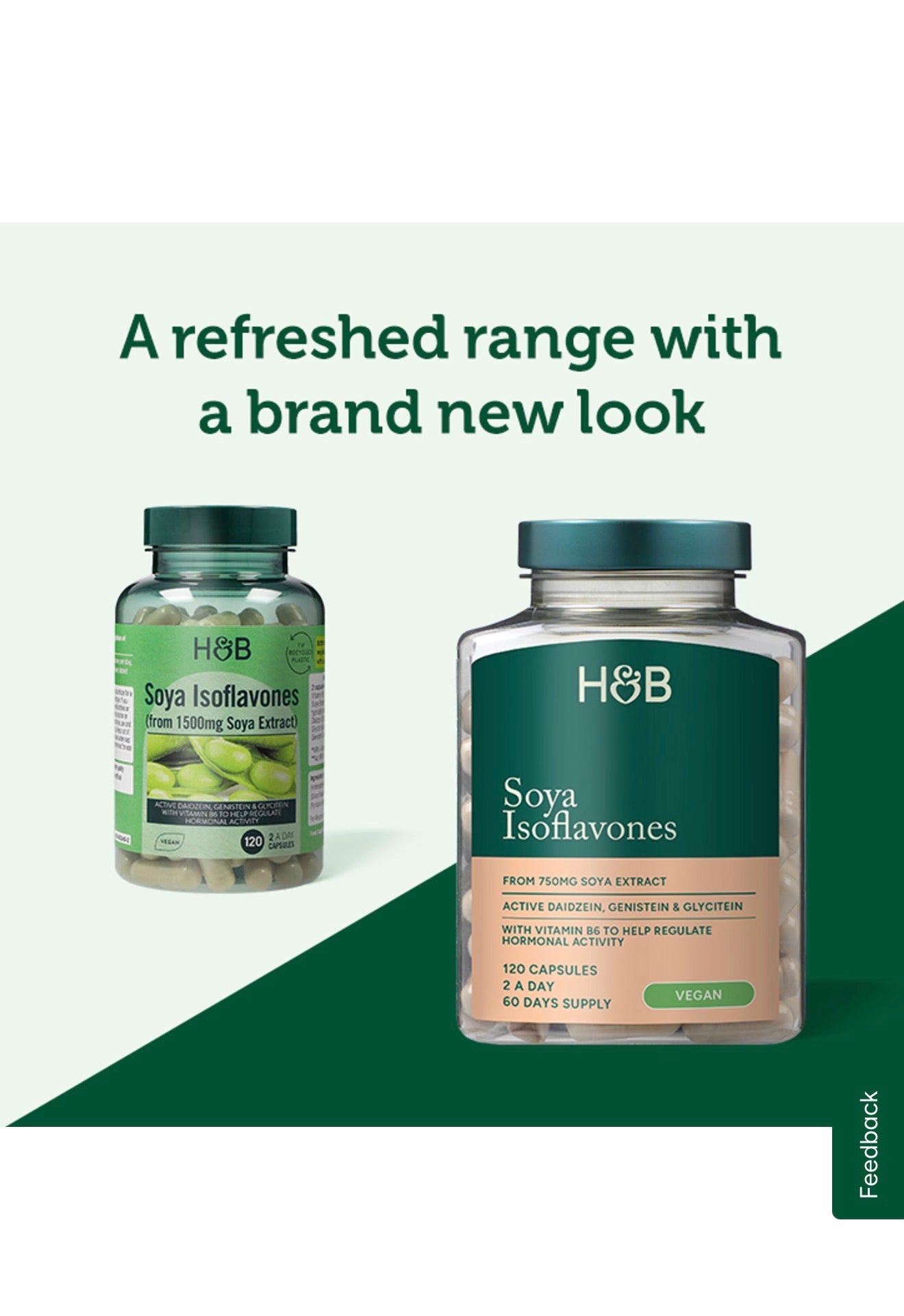 Holland & Barrett Soya Isoflavones 750mg 120 Capsules