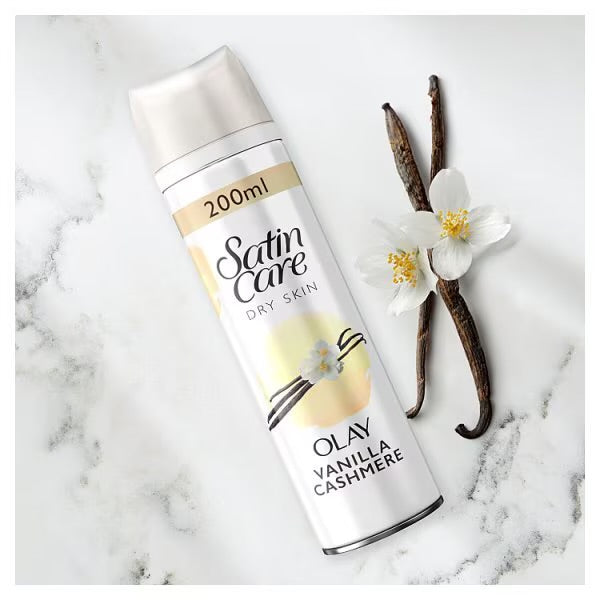 Satin Care Shave Gel, Vanilla Scent, 200ml