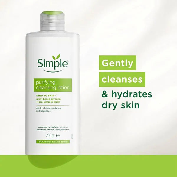 Simple Kind to Skin Purifying Cleansing Lotion 200 ml