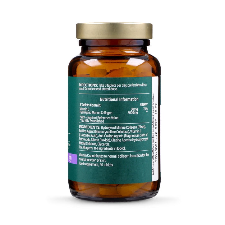 Holland & Barrett Marine Collagen with Vitamin C 90 Tablets