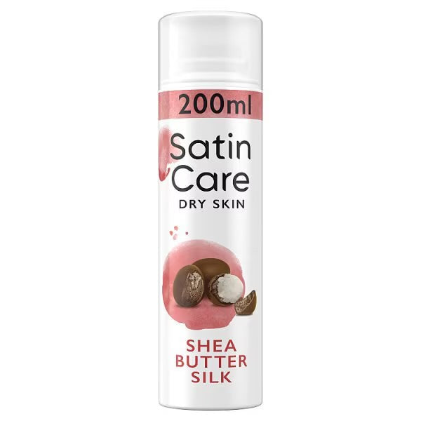 Venus Satin Care Shaving Gel for Dry Skin with Shea Butter - 200ml