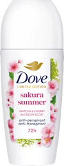 Dove Antitranspirant Deo Roll-on sakura summer Matcha & Cherry Blossom Scent, 50 ml
