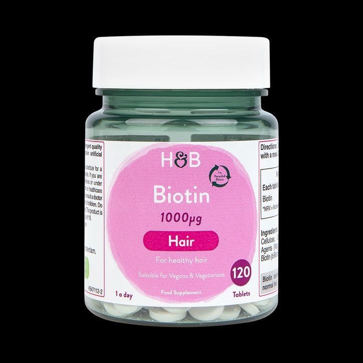 Holland & Barrett Biotin 1000ug 120 Tablets