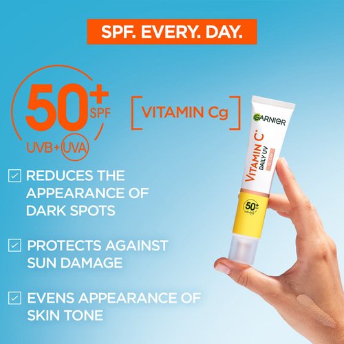 Garnier Vitamin C Daily UV Brightening Fluid Sheer Glow, SPF50+