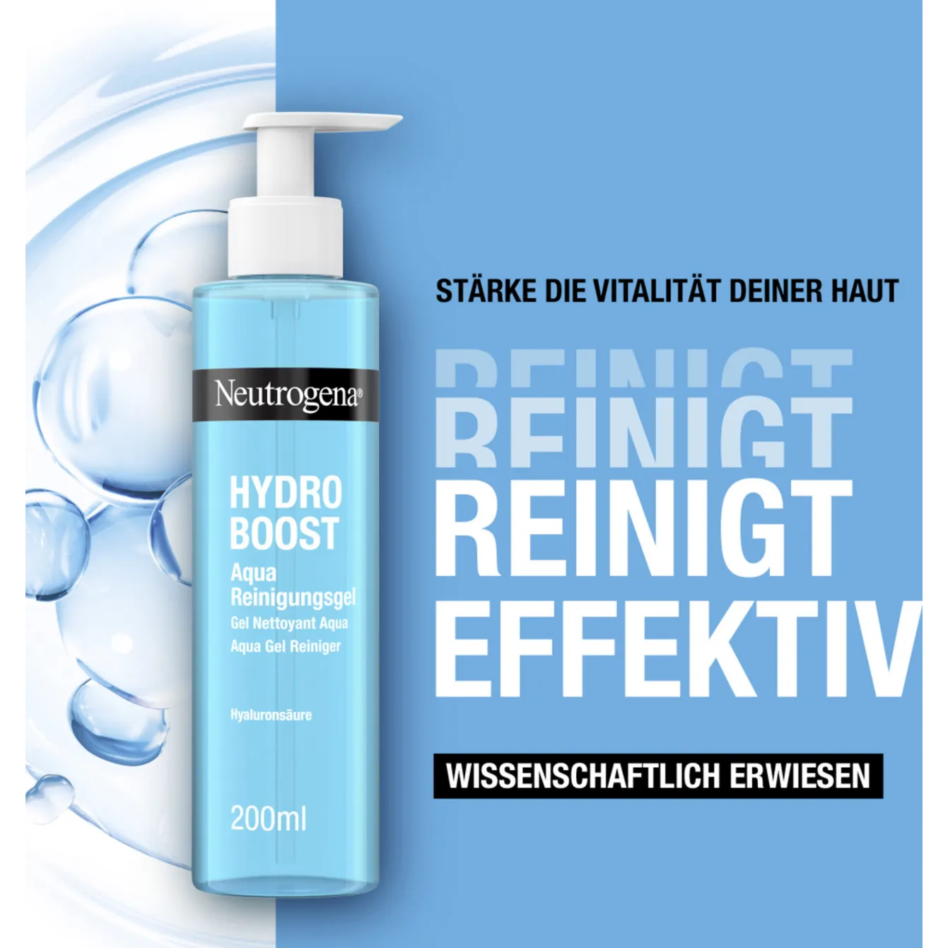 Neutrogena Hydro Boost Aqua Cleansing Gel 200 ml