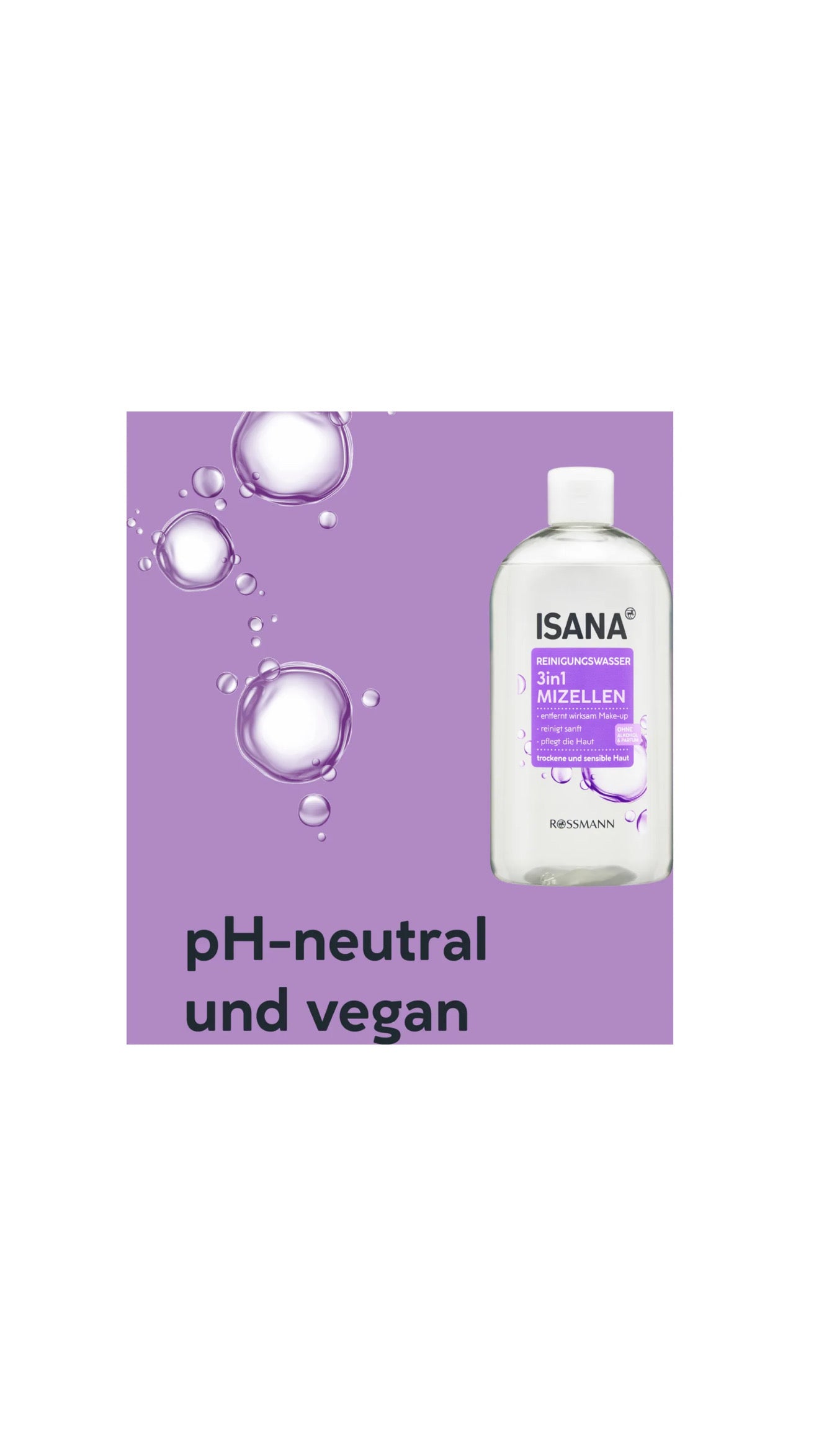 ISANA
3 in 1 Mizellen Reinigungswasser 400 ml