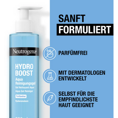 Neutrogena® Hydro Boost Hydrating Cleansing Gel, Fragrance Free 200 ml