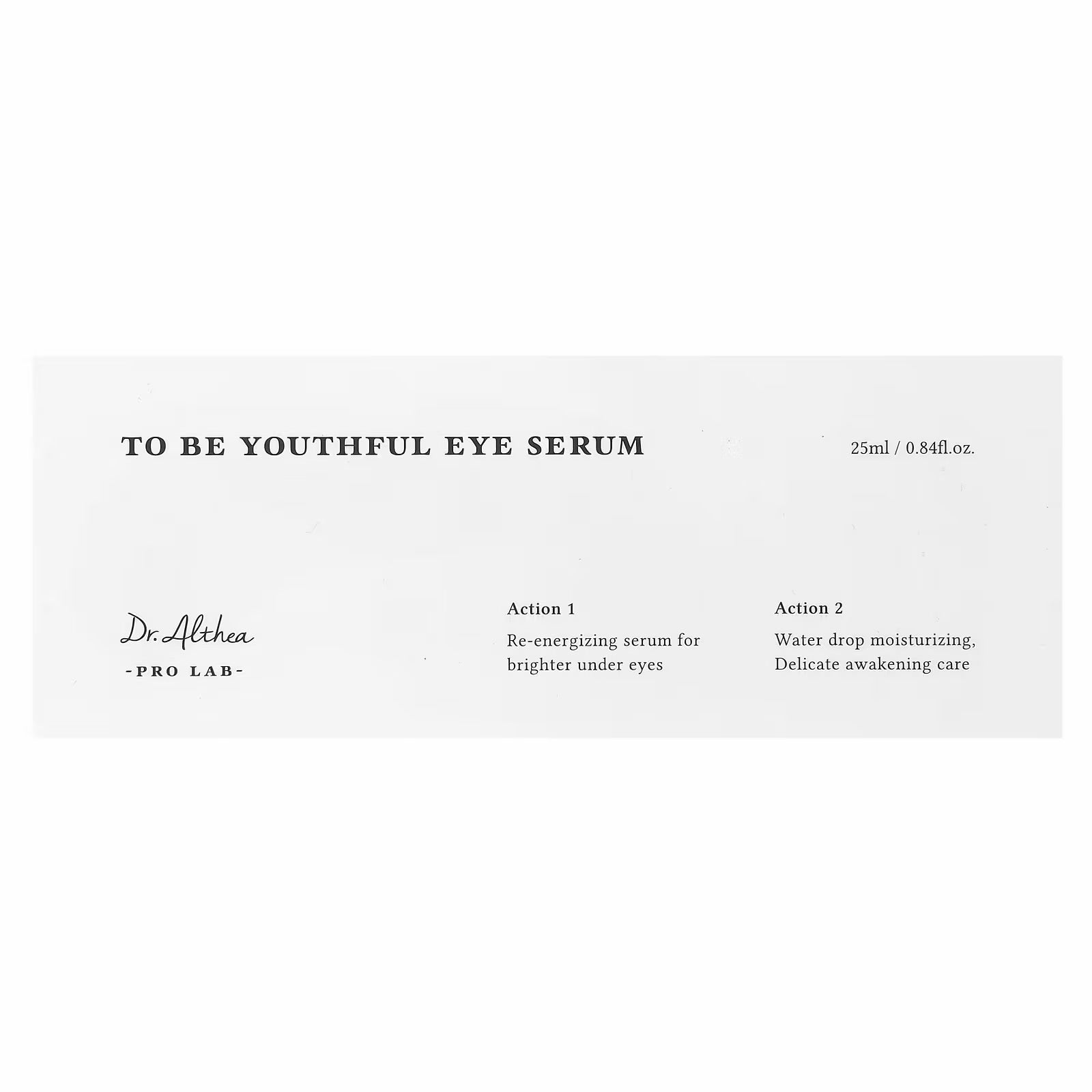 Dr. Althea
To Be Youthful Eye Serum (25 ml)
