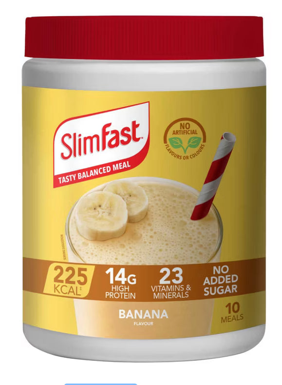 SlimFast Banana Flavour Shake - 365g
