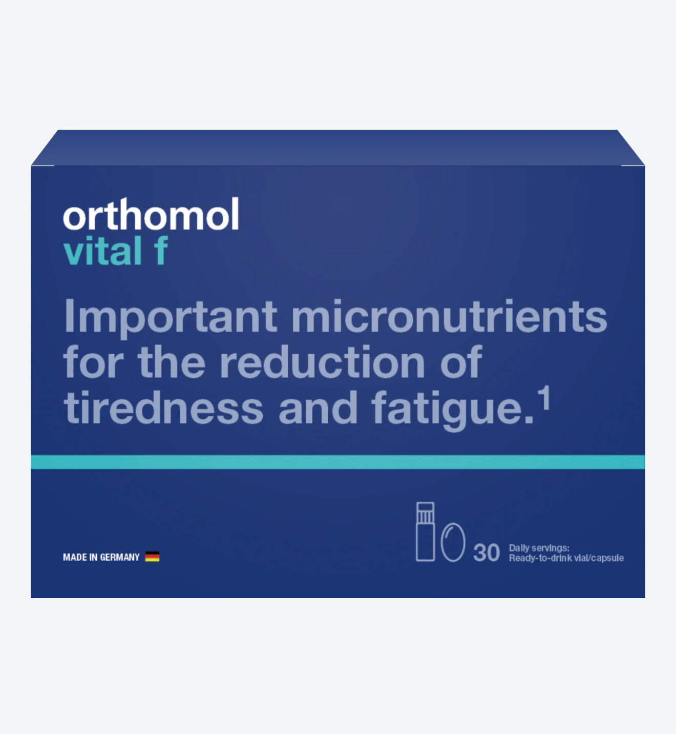 Orthomol Vital F — Women’s Daily Energy & Vitality Support with B Vitamins, Calcium & Magnesium | Tablets & Capsules | 30-Day Supply