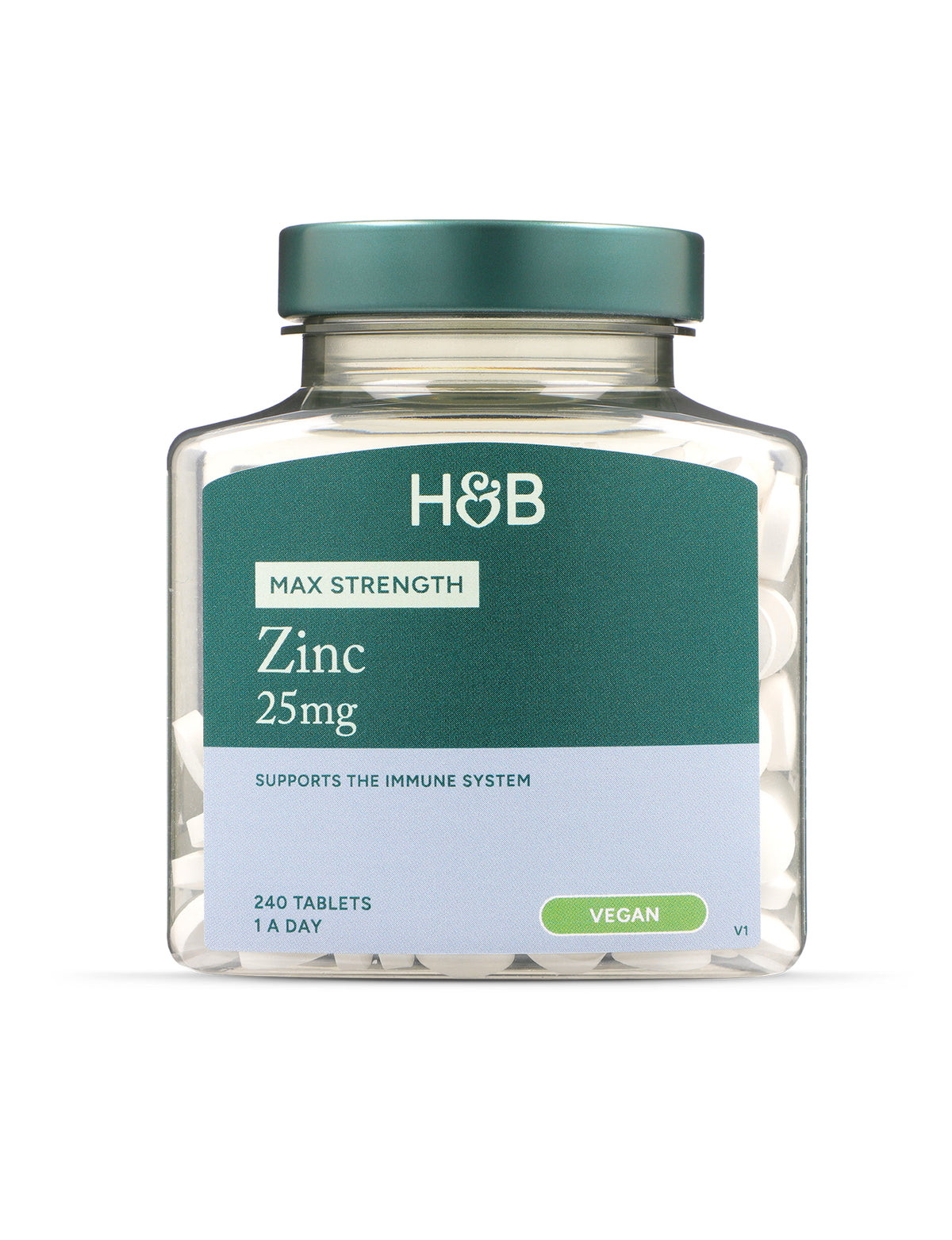 Holland & Barrett Zinc 25mg 120 Tablets