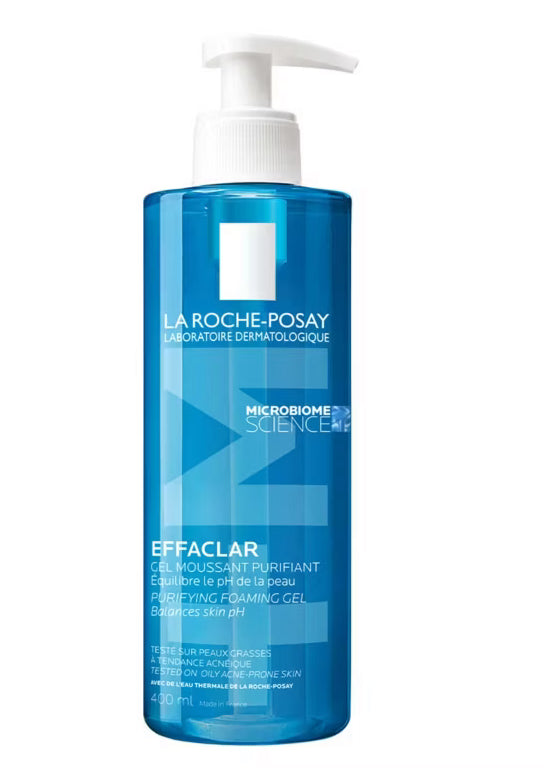 La Roche-Posay Effaclar Purifying Foaming Gel Cleanser for Oily, Blemish-Prone Skin 400ml