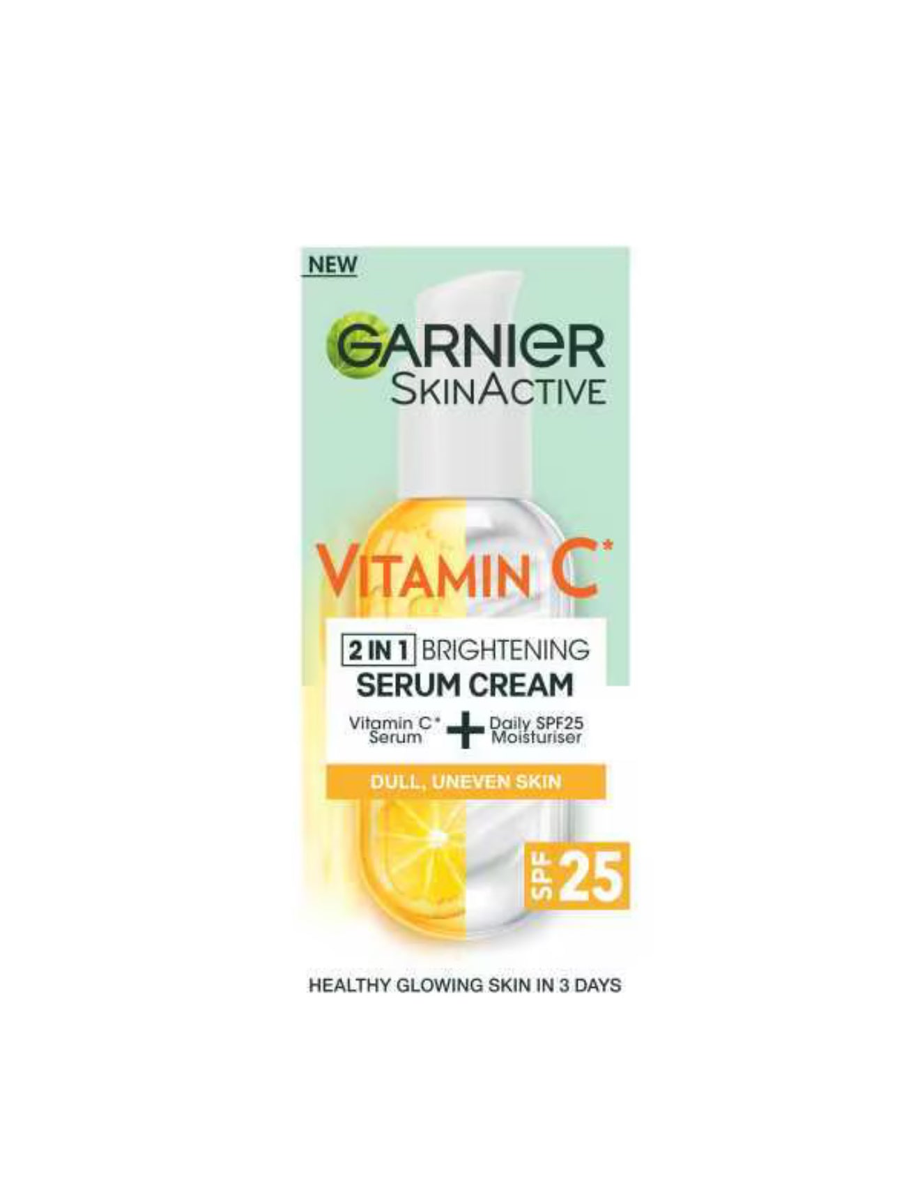 Garnier SkinActive Vitamin C 2in1 Brightening Serum Cream SPF 25, 50ml