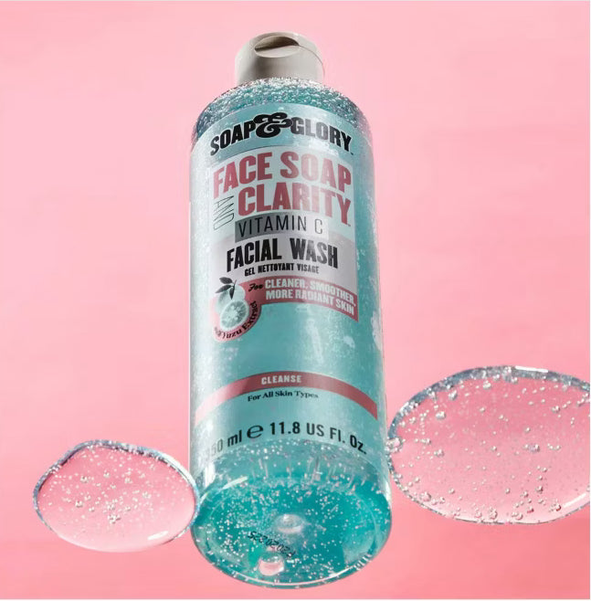 Soap & Glory Face Soap & Clarity Facial Wash with Vitamin C 350ml