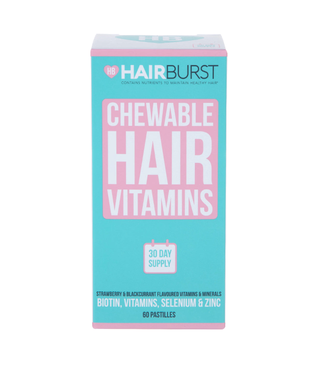Hairburst Chewable Hair Vitamins 30 Day Supply 60 Pastilles