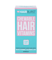 Hairburst Chewable Hair Vitamins 30 Day Supply 60 Pastilles