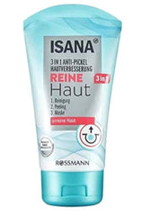 Pure Skin 3-in-1 Anti-Pimple Cleansing Mask - Cleansing, Exfoliating and Mask - 3 Products in 1! - 150 ml