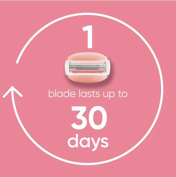 Image of Gillette Venus Razor, ComfortGlide Spa Breeze 3 Blade Women's Razor + 3 Razor Blades