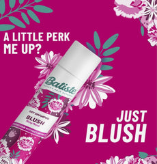 Batiste Dry Shampoo Blush, Flirty Floral Fragrance Dry Hair Shampoo, 200ml