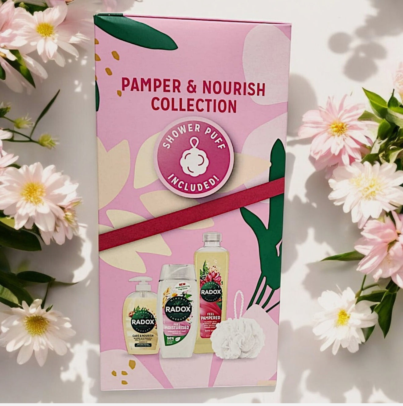RADOX Pamper&Nourish Gift Set Ultimate Bath Shower &Hand Care Collection for Relaxtion