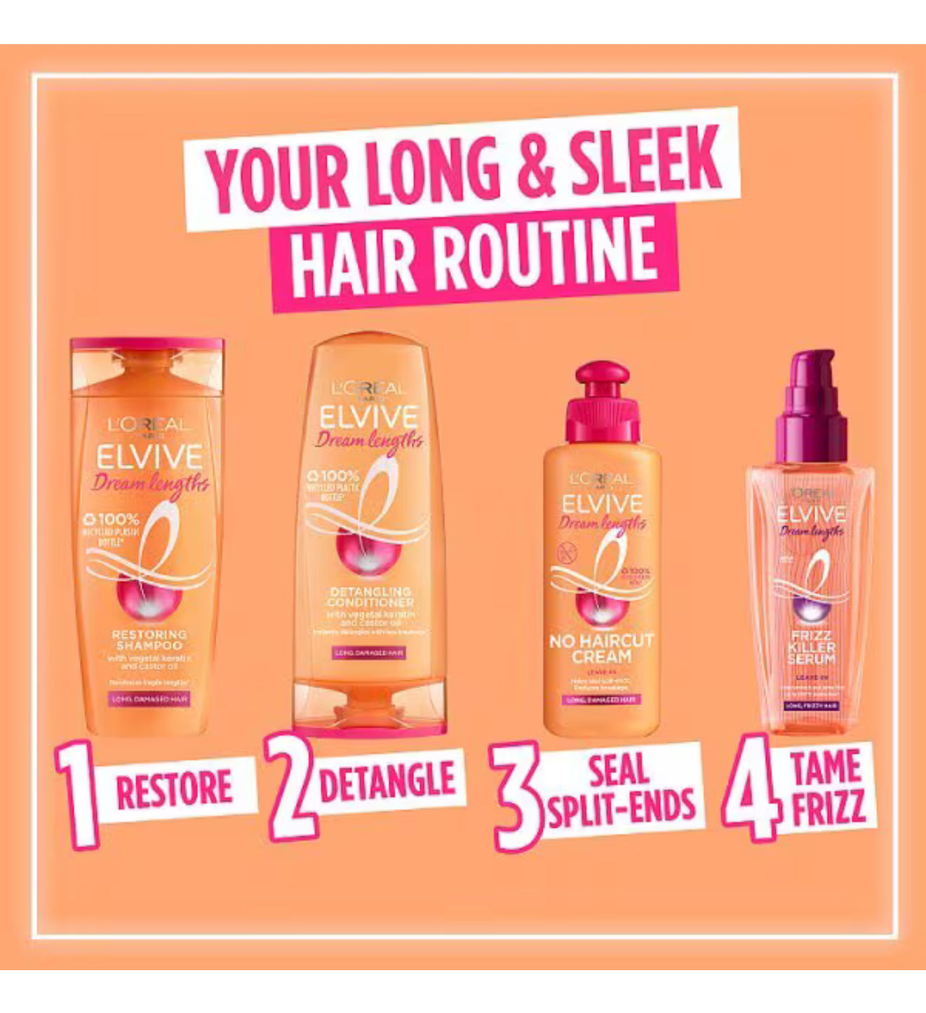 L'Oréal Paris Elvive Dream Lengths Sleek Serum 100ml