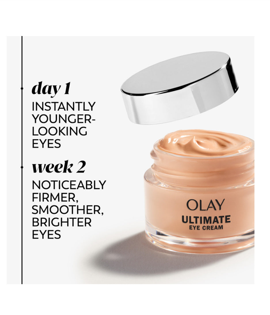 Olay Ultimate Eyes Ultimate Eye Cream
3-In-1 DeCircler, DeWrinkler & DePuffer