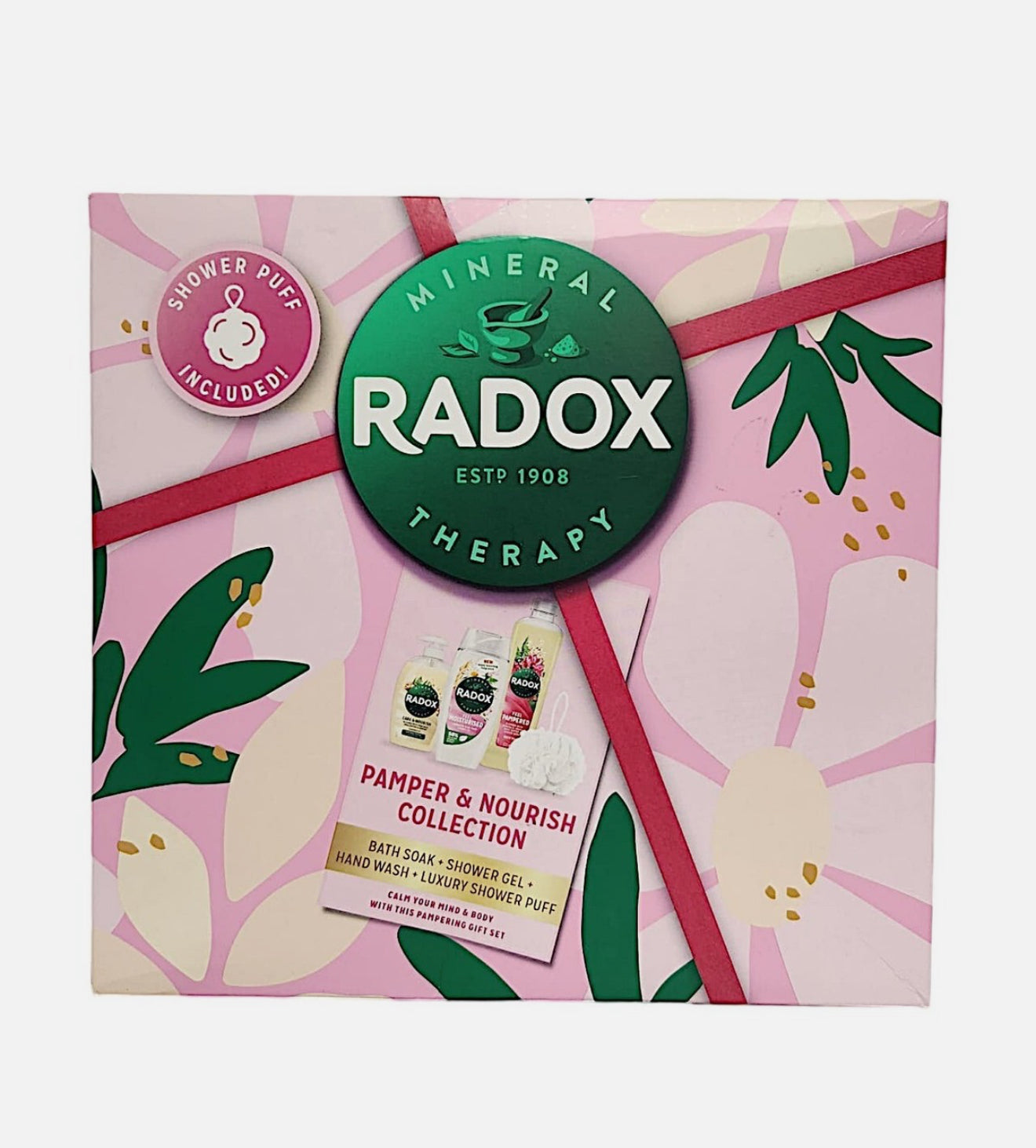 RADOX Pamper&Nourish Gift Set Ultimate Bath Shower &Hand Care Collection for Relaxtion