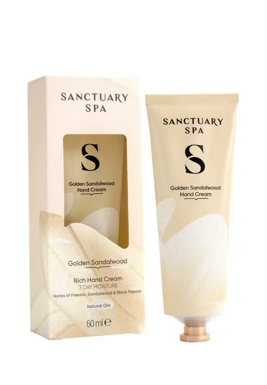 Sanctuary Spa Golden Sandalwood Rich Hand Cream 60ml