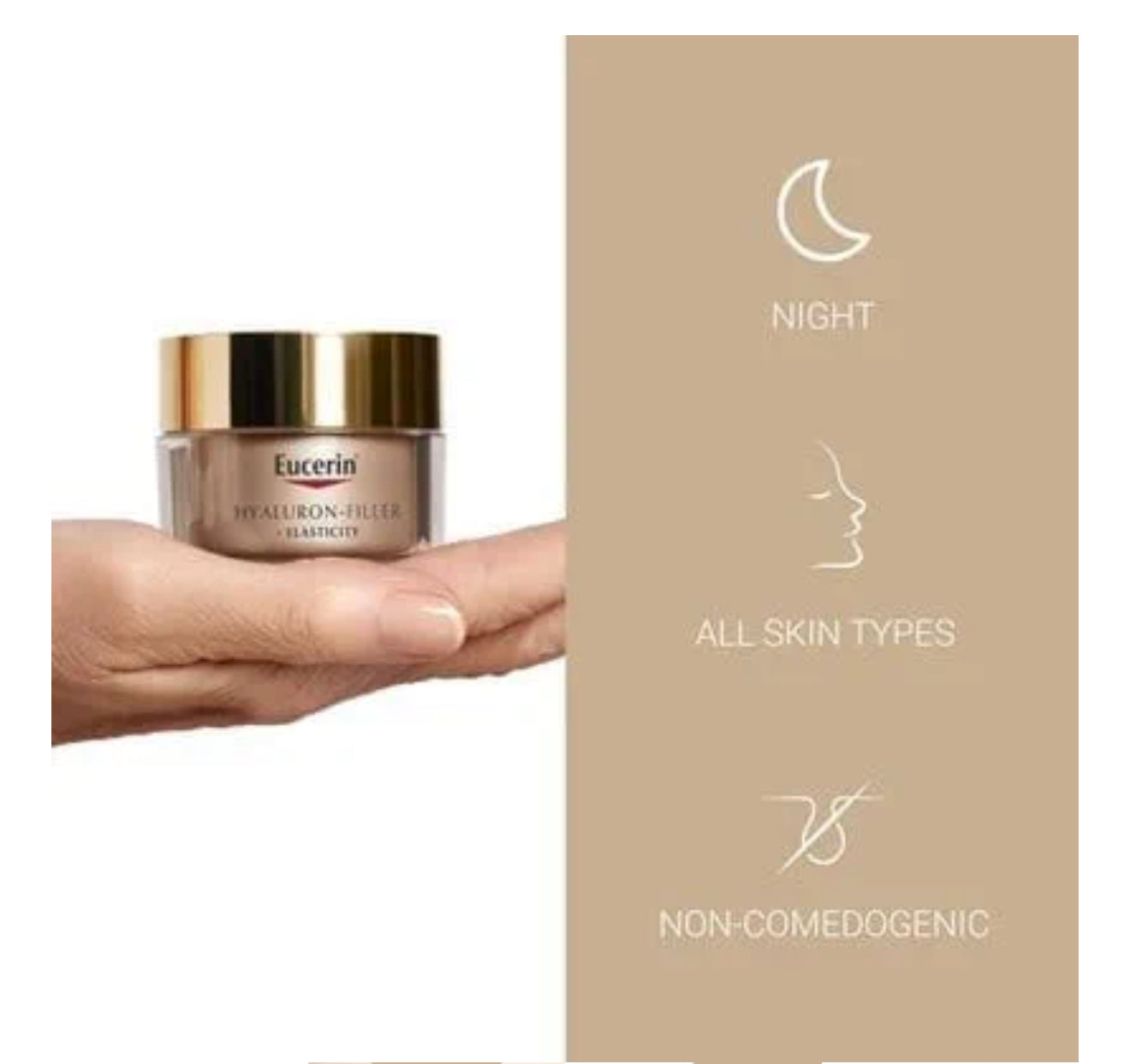 Eucerin Hyaluron Filler + Elasticity Anti-Ageing Night Cream 50ml