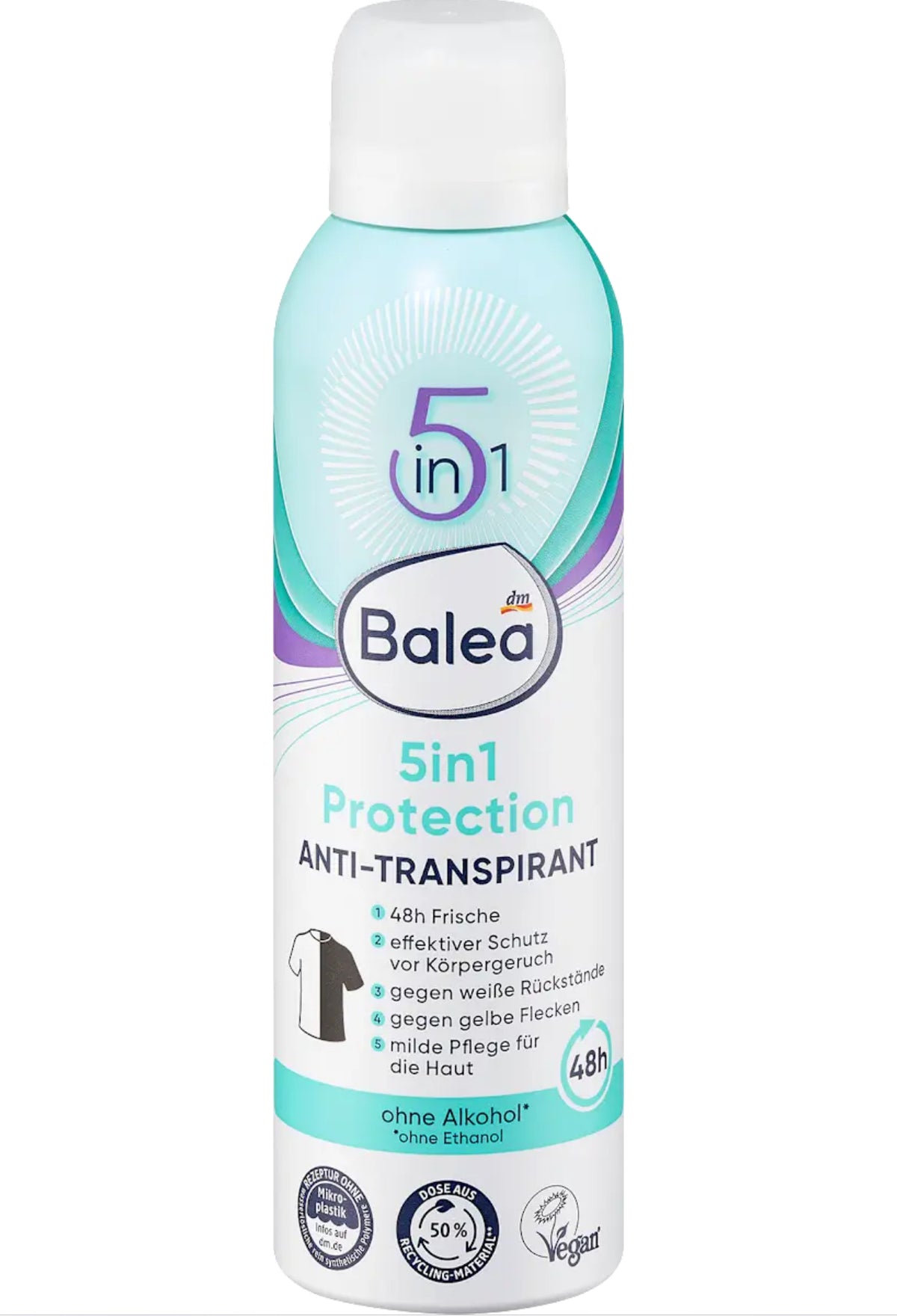 Balea
Antitranspirant Deospray Protection 5in1, 200 ml