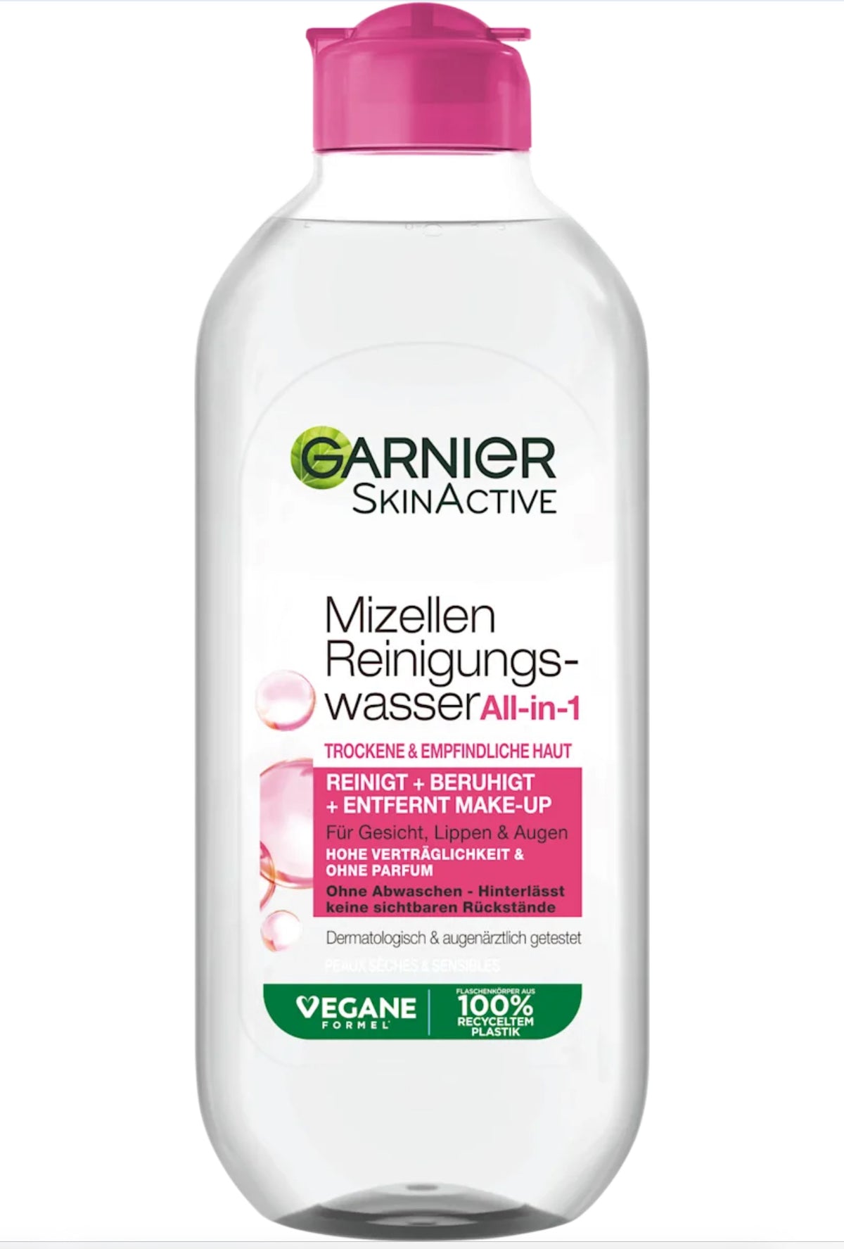 Garnier Micellar Water Facial Cleanser Sensitive Skin 400ml