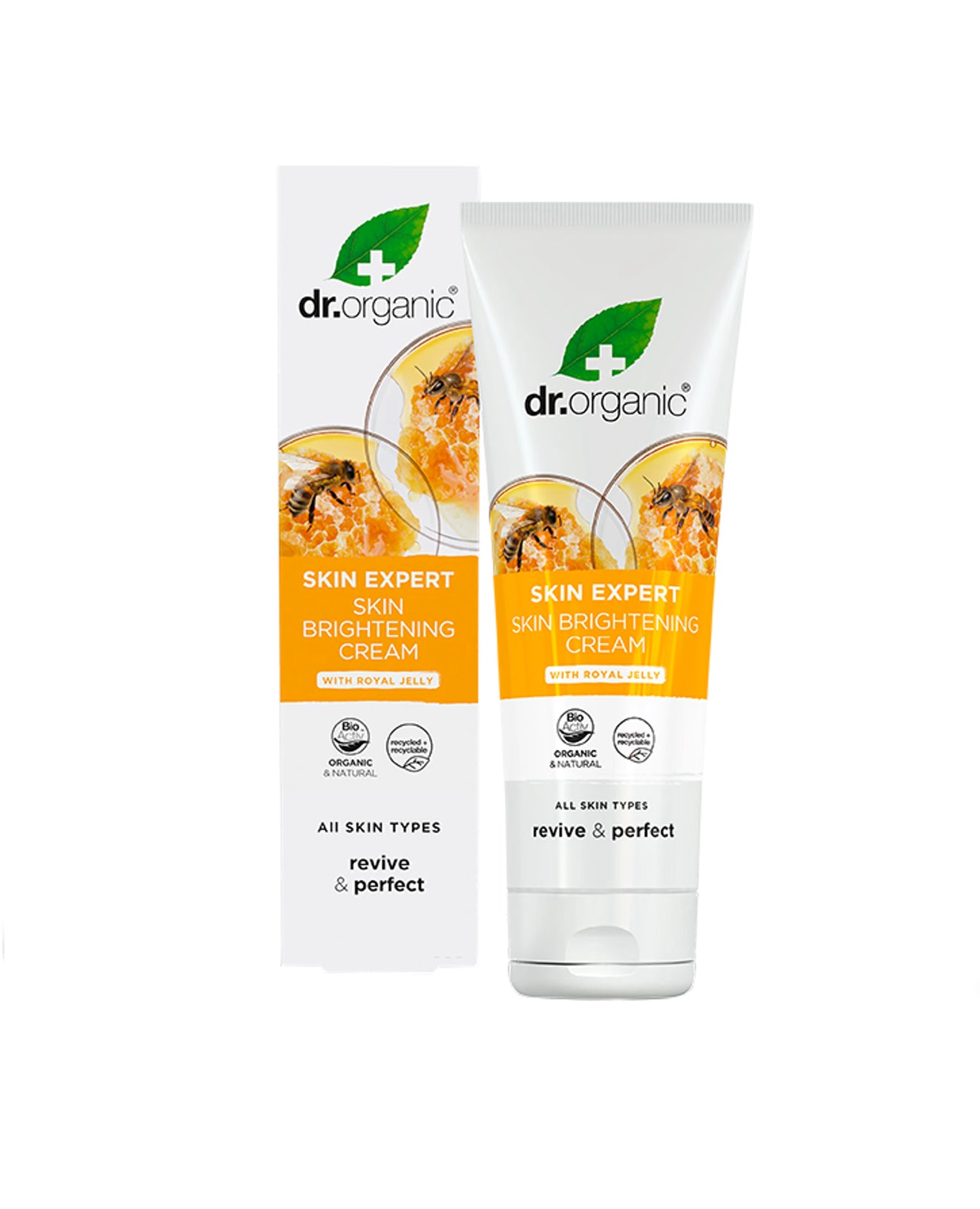 Dr Organic Skin Brightening Cream with Royal Jelly 125ml