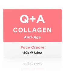 Q+A Collagen Face Cream (50g), Natural Skincare Anti-Ageing Face Care with plant-powered Collagen, Shea Butter and Magnesium, Hydrating and Firming Day Cream