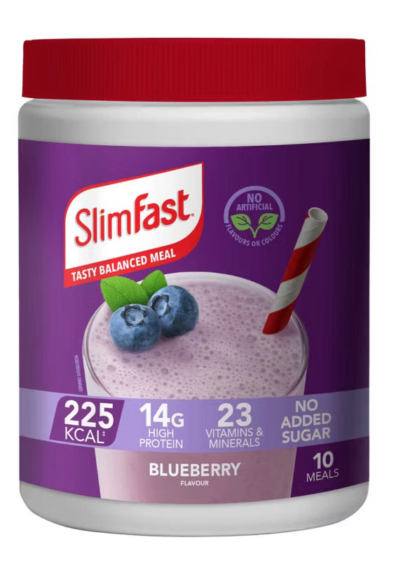 SlimFast Blueberry Shake Powder - 365g