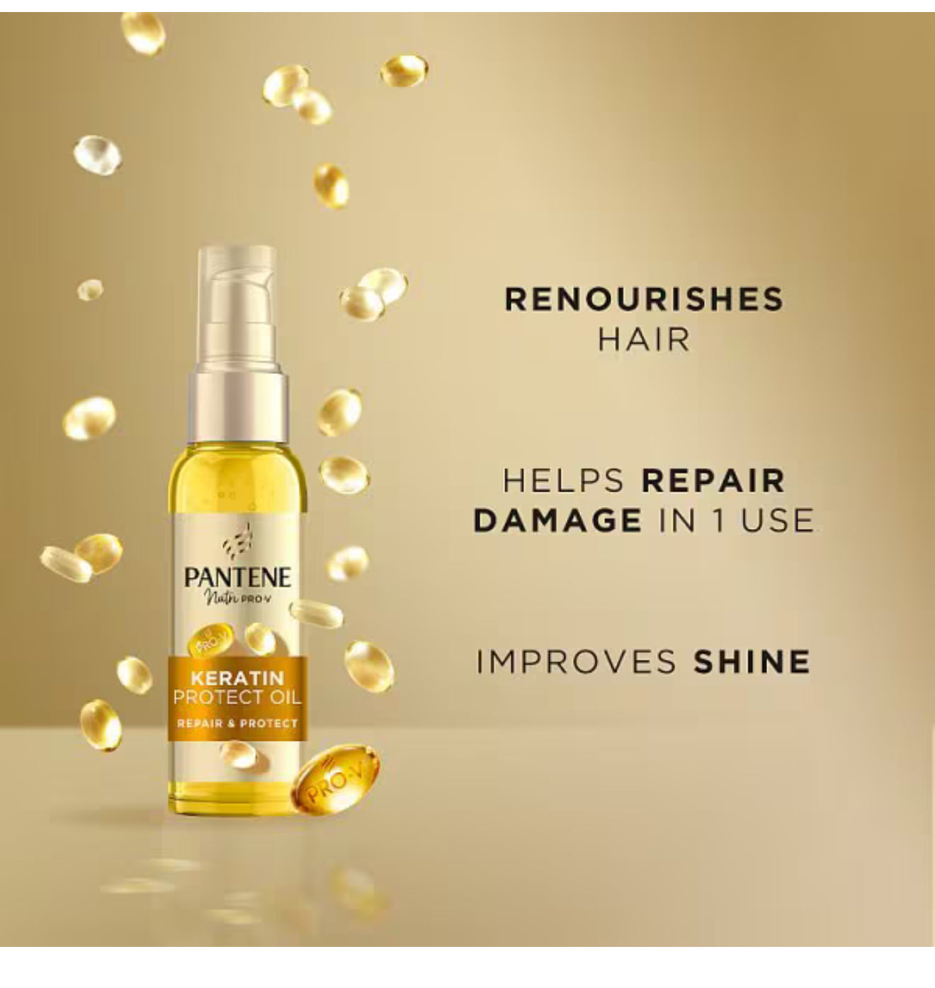 Pantene Pro-V Keratin Protect Hair Oil Repair&Protect, 100ml