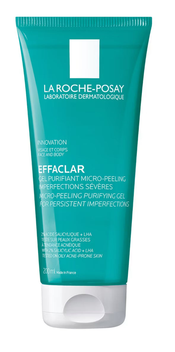 La Roche-Posay Effaclar Micro-Peeling Face and Body Cleansing Gel 200ml