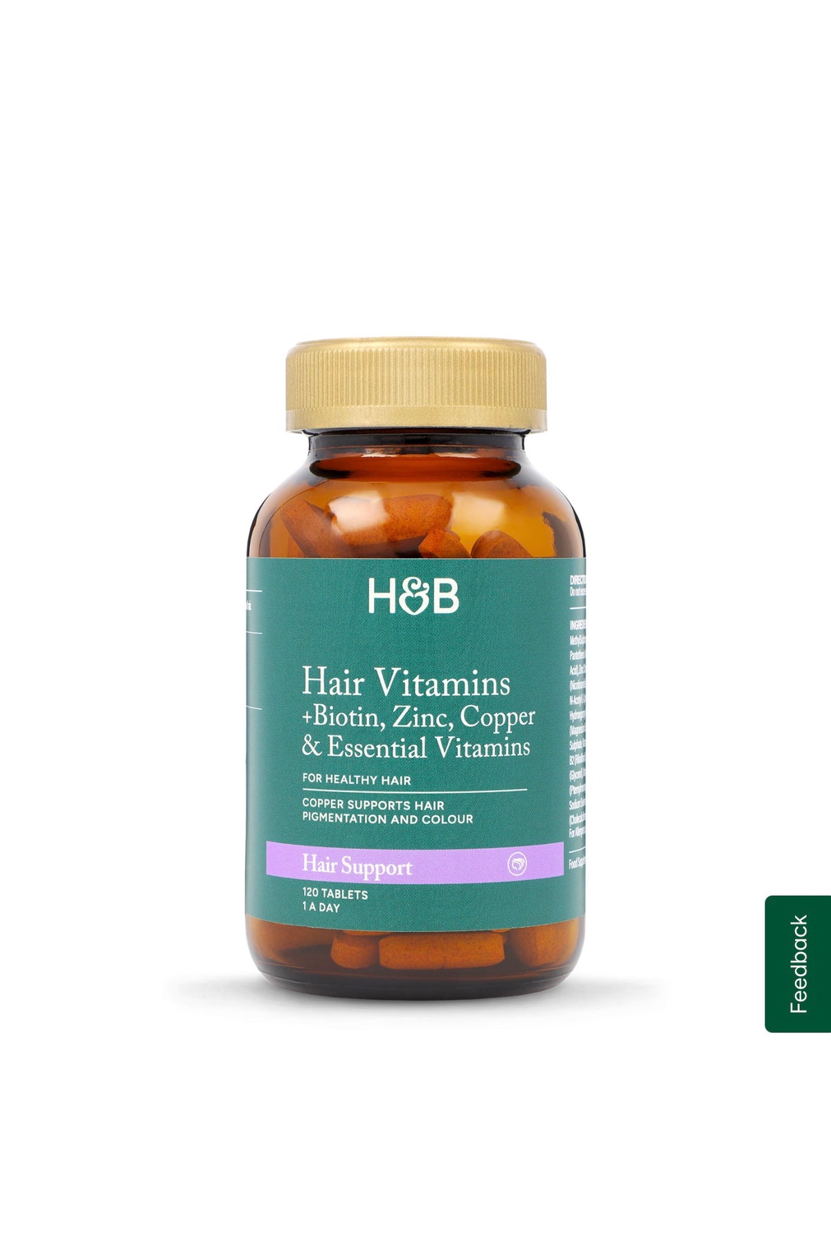 Holland & Barrett Hair Vitamins 120 Tablets