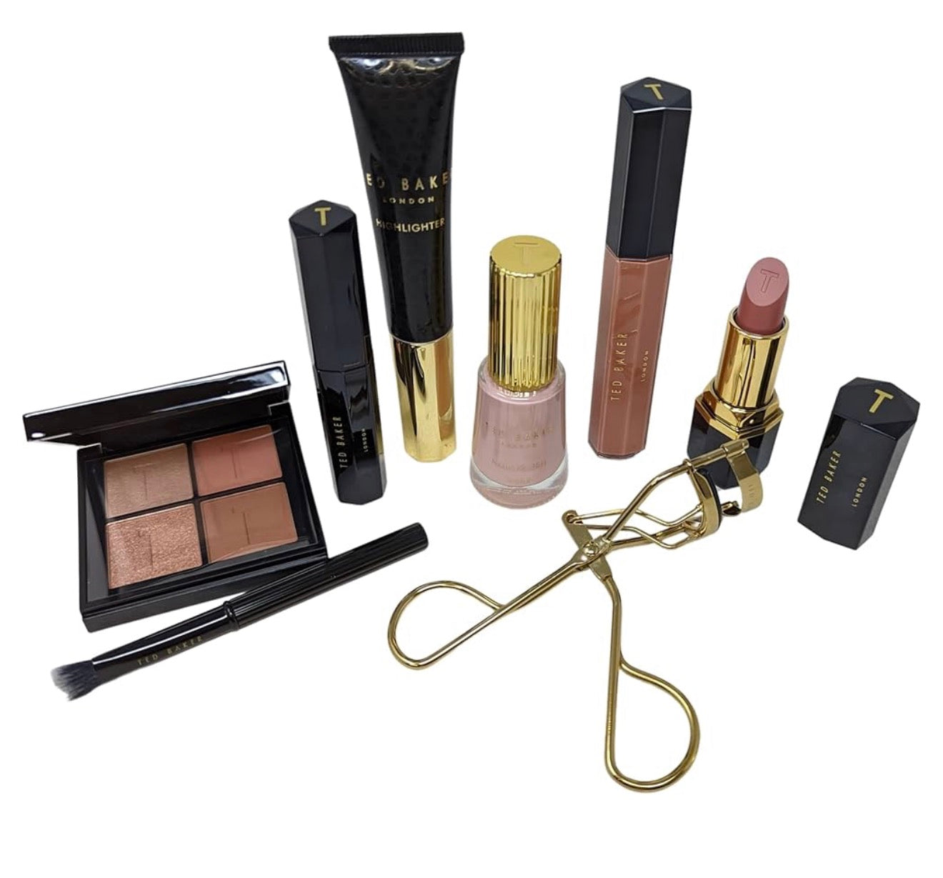 Ted Baker Beauty Makeup Collection - Stylish Cosmetic Gift Set for Her with Topline Thank You Card Perfect Birthday Gift for Women, Christmas Gifts or Your
