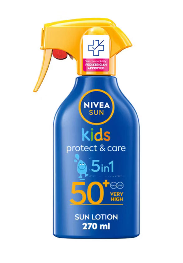 NIVEA SUN Kids Protect & Care Sun Cream Trigger Spray SPF50+ 270ml