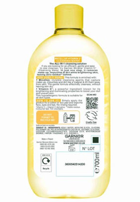 Garnier Vitamin C Micellar Water for Dull Skin