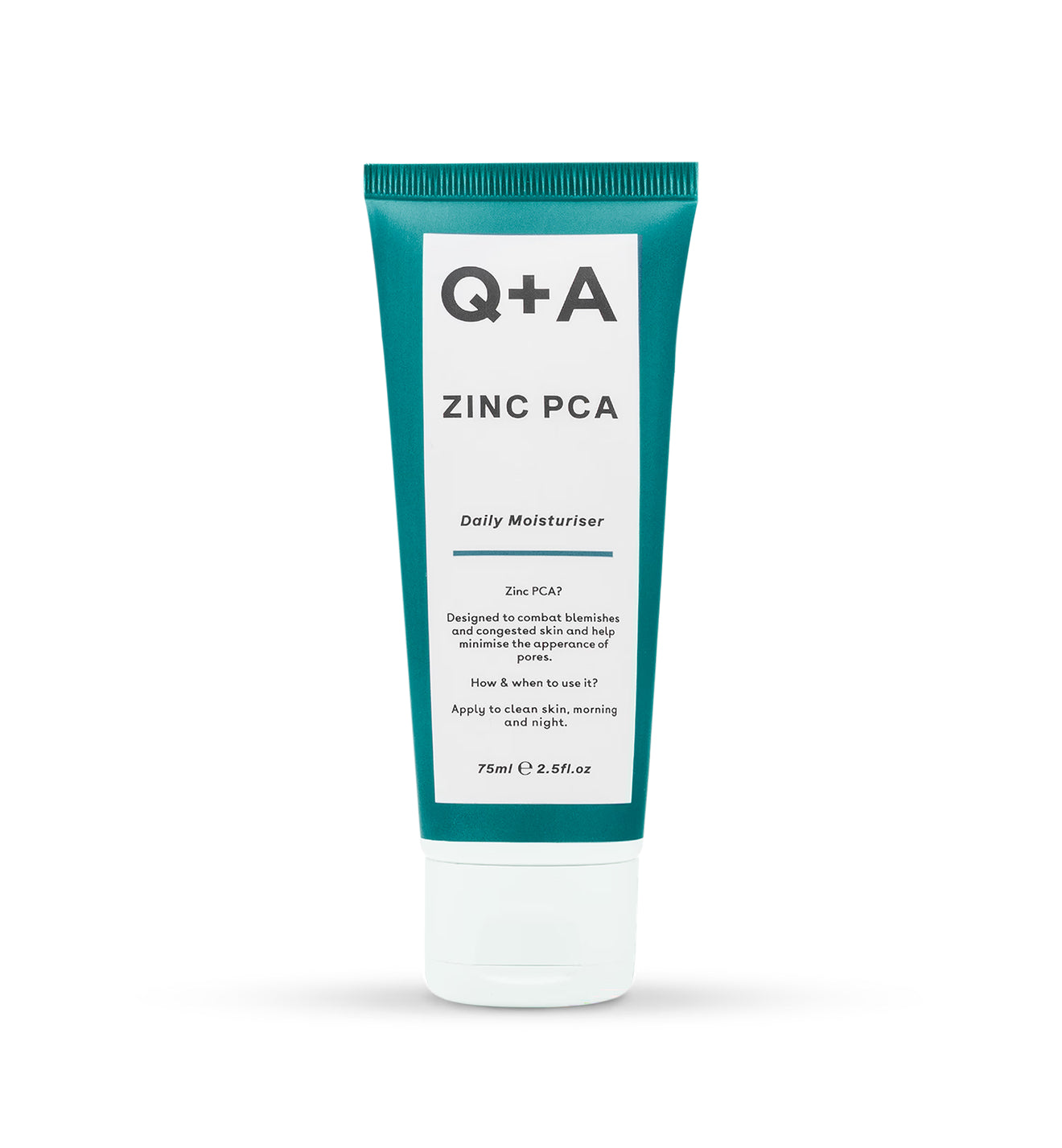 Q+A Zinc PCA Daily Moisturiser 75ml