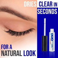Duo Eyelash Glue
Duo Eyelash Glue Quick-Set Striplash Adhesive Formaldehyde & Latex-Free White/Clear 5g