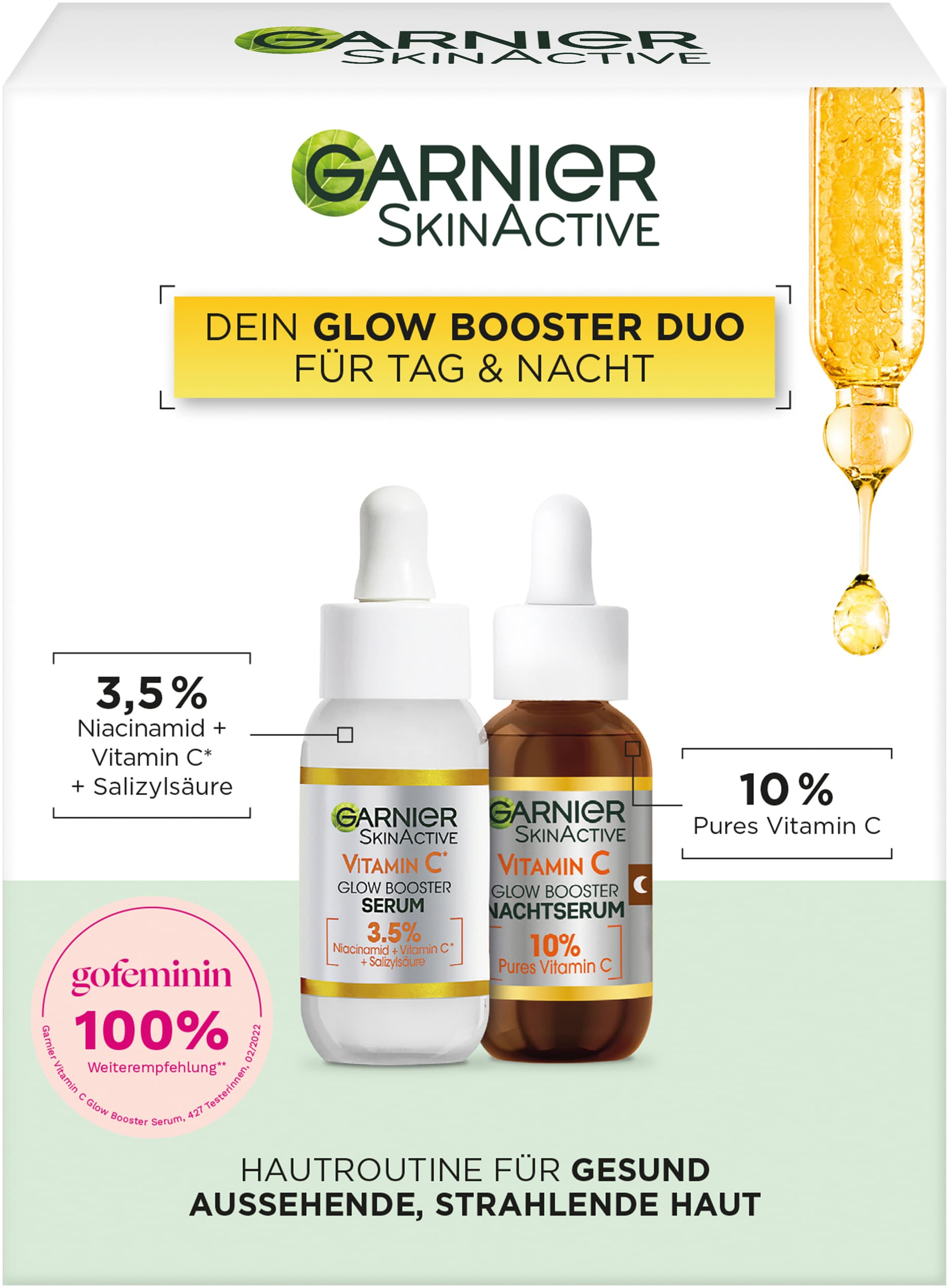 Garnier
VITAMIN C GLOW BOOSTER SERUM DUO - Skincare set