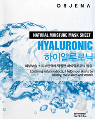 ORJENA Natural Moisture Hyaluronic Mask Sheet 23ml