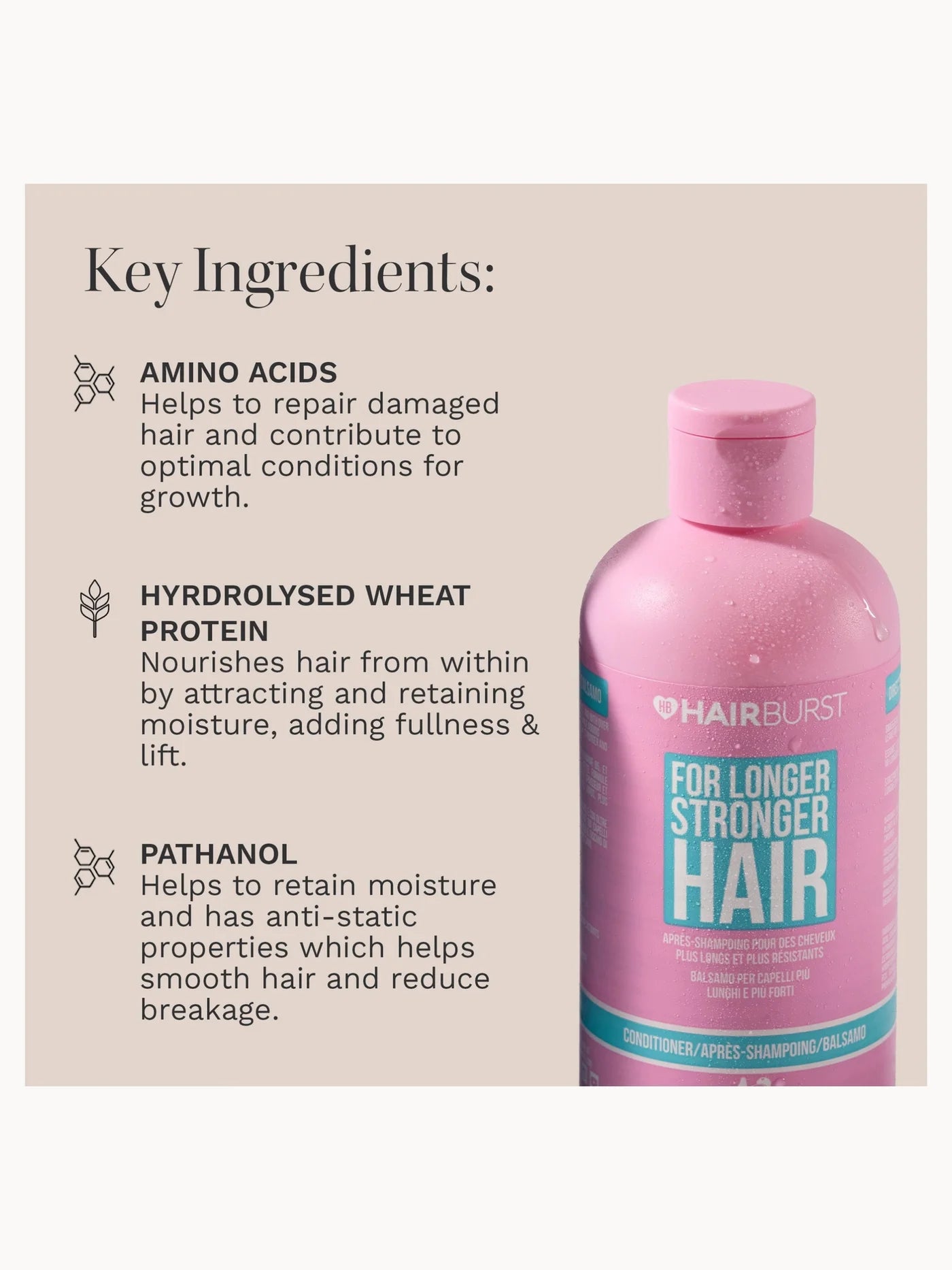 HAIRBURST CONDITIONER FOR LONGER STRONGER HAIR 350ML