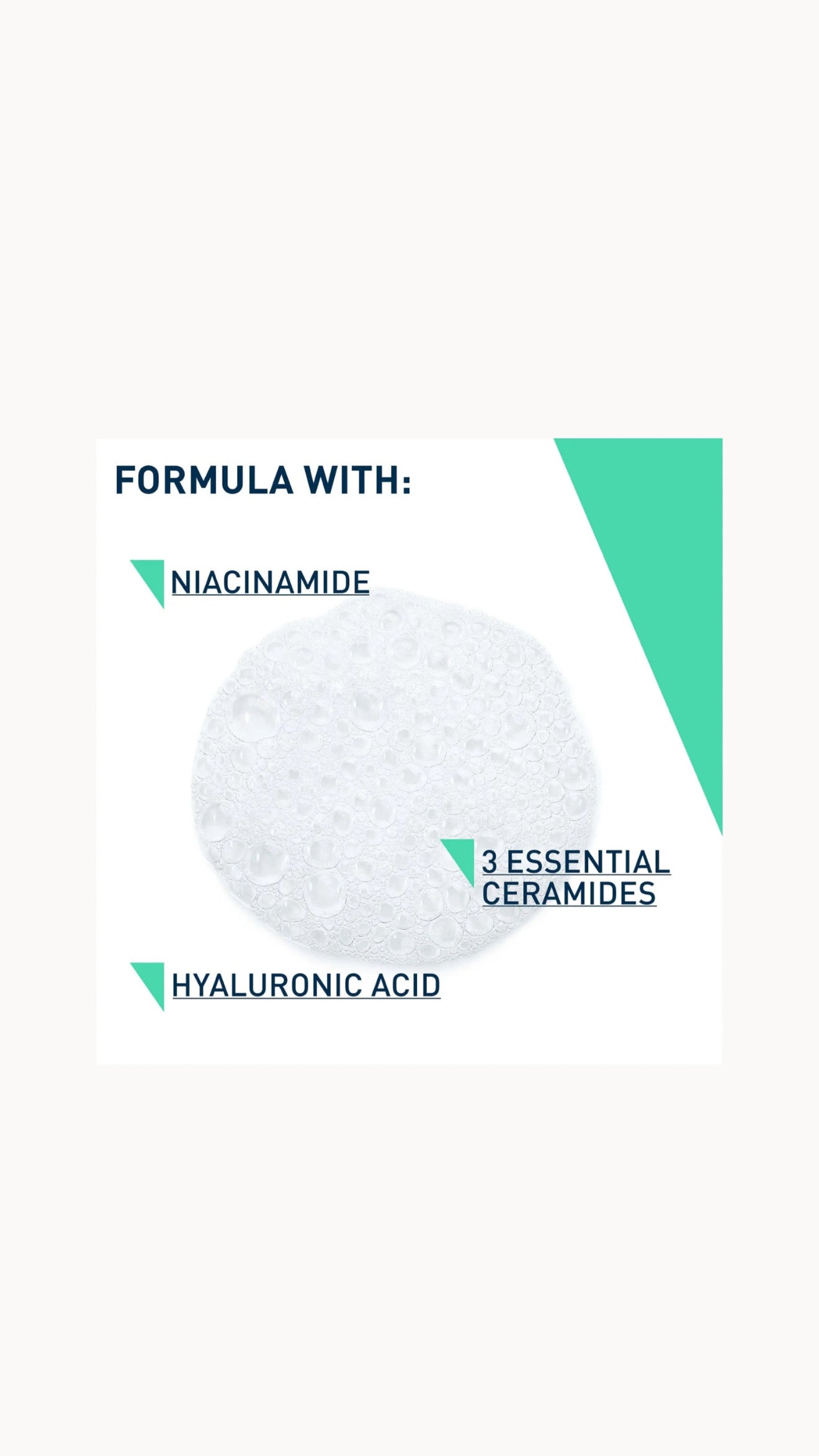 CeraVe Foaming Cleanser with Niacinamide for Normal to Oily Skin 236ml