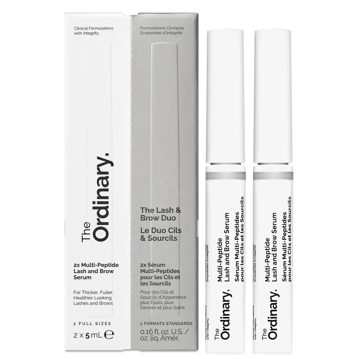 THE ORDINARY THE LASH AND BROW 5ML DUO
