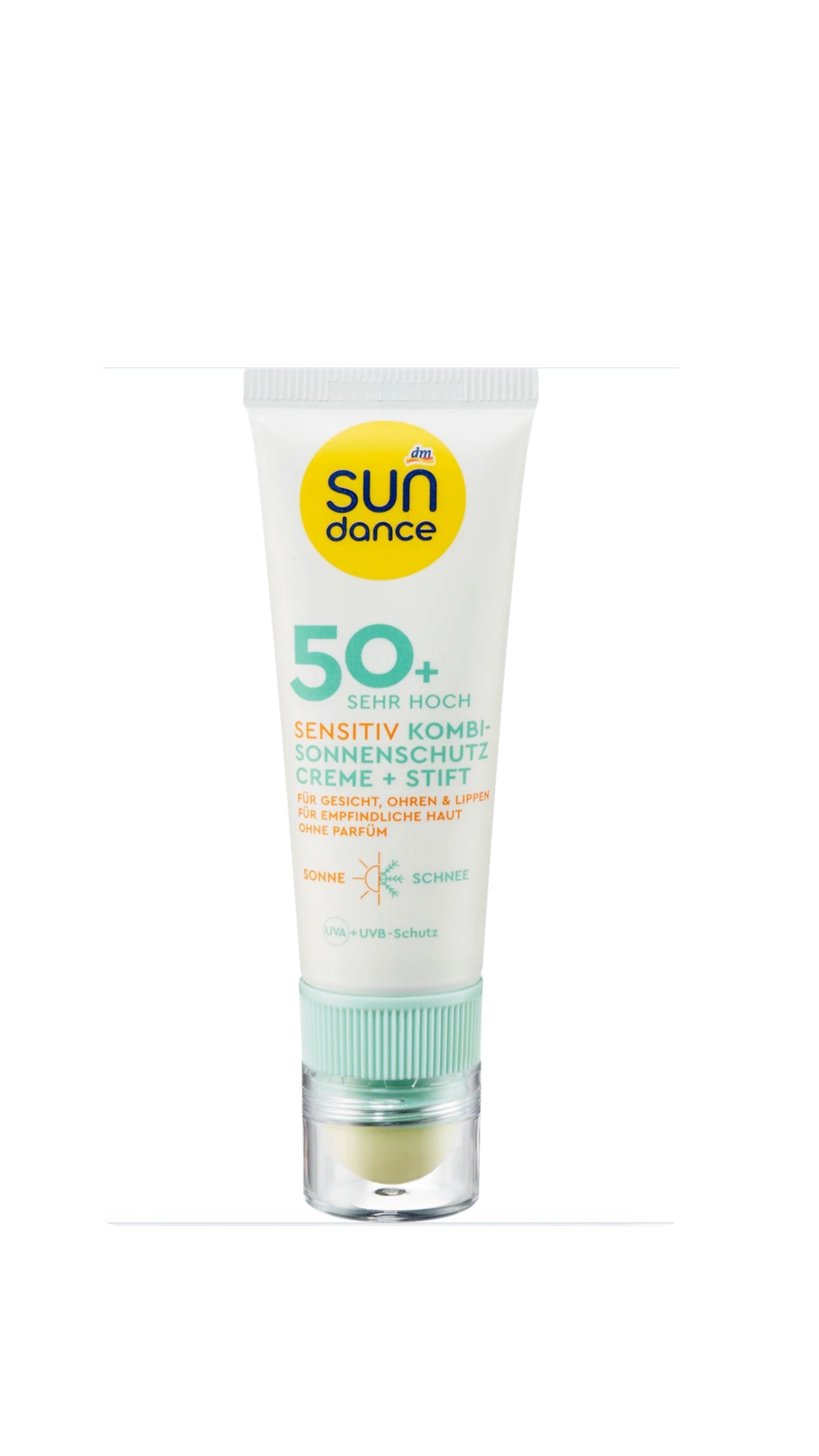 Sun protection combo cream + stick sensitive SPF50+ (25ml + 3g), 1 piece