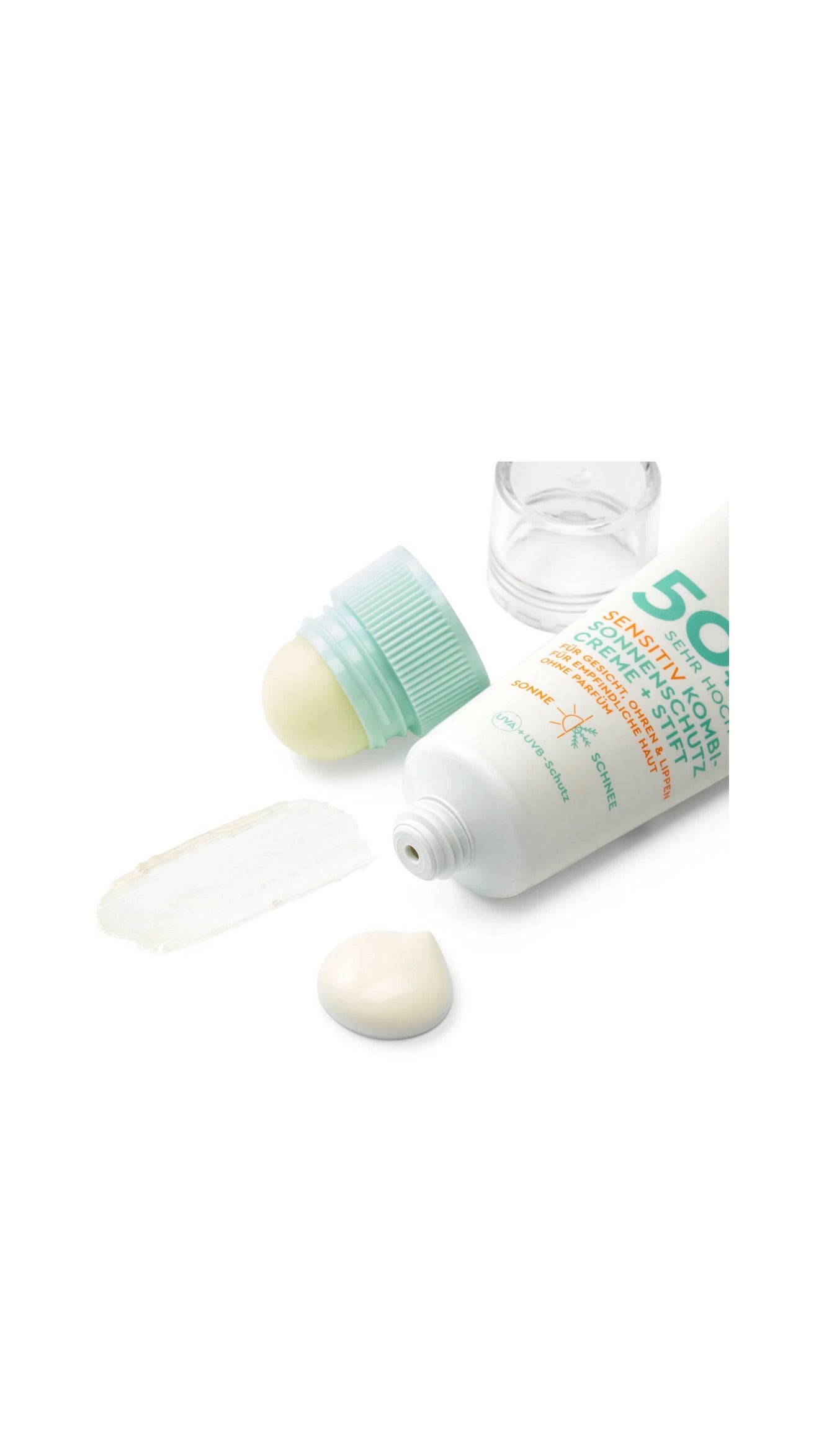 Sun protection combo cream + stick sensitive SPF50+ (25ml + 3g), 1 piece